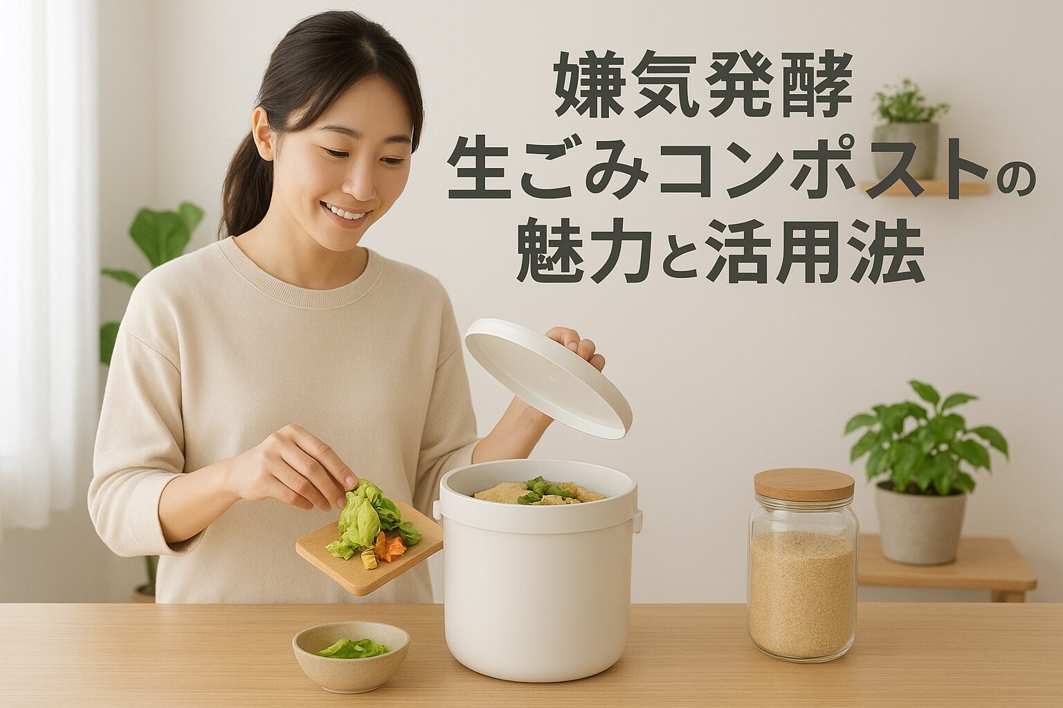 嫌気発酵生ごみコンポストの魅力と活用法